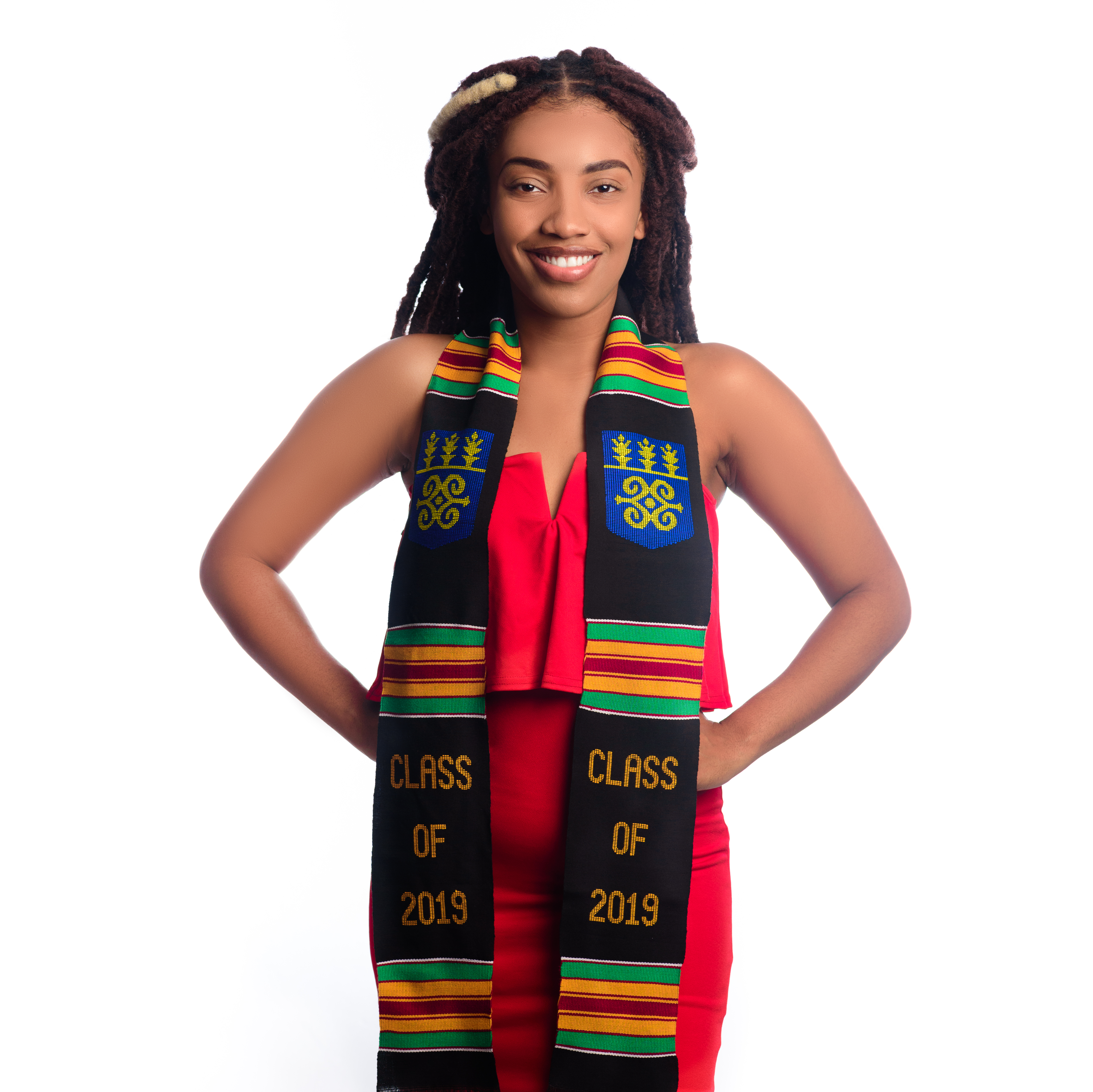 African Kente scarf/ Graduation Stole 